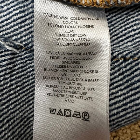 Free People We the Free Osaka Barrel Leg Jeans Mid Rise 28 in Calypso Blue Boho - Picture 10 of 12